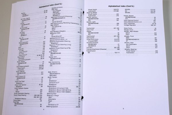 Long 350 360C 445 445Sd Tractor Parts Catalog Manual Book Exploded Views Numbers - Image 4