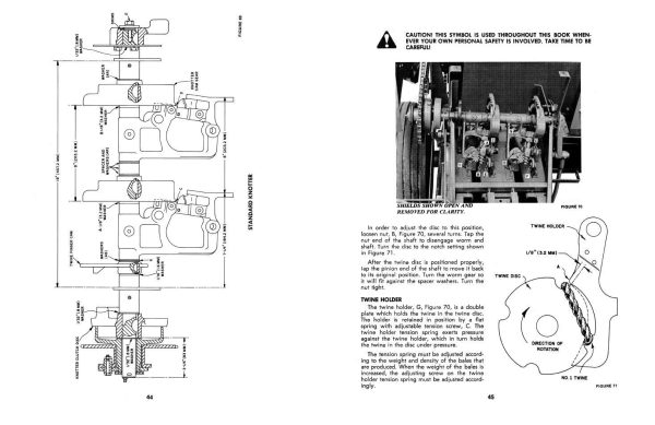 New Holland 425 430 Hayliner Baler Operators Service Manual Owners Wire Twine - Image 3