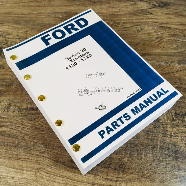 Ford 20 Series 1120 1220 1320 1520 1720 Tractor Parts Manual Catalog Assembly