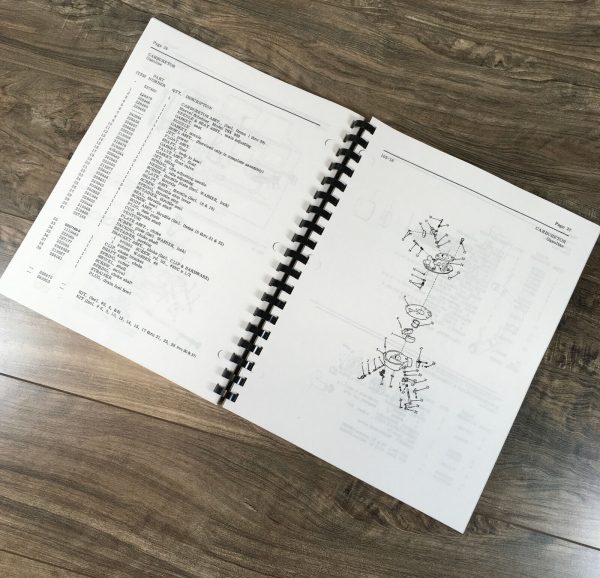 Allis Chalmers Cds 510 512 514 521 Buckmaster Forklifts Parts Manual Catalog - Image 6