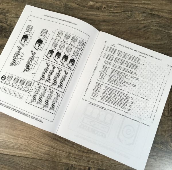 Massey Harris Mustang Tractor Parts Repair Manual Catalog Assembly S/N 1001 & Up - Image 4