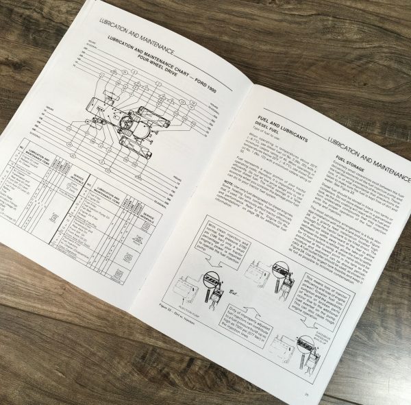 Ford 1900 Tractor Operators Manual Owners Book Maintenance Adjustment Printed - Image 6