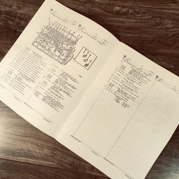 Farmall International D-301 6 Cylinder Diesel Engine Service Parts Manual Set Ih - Image 6