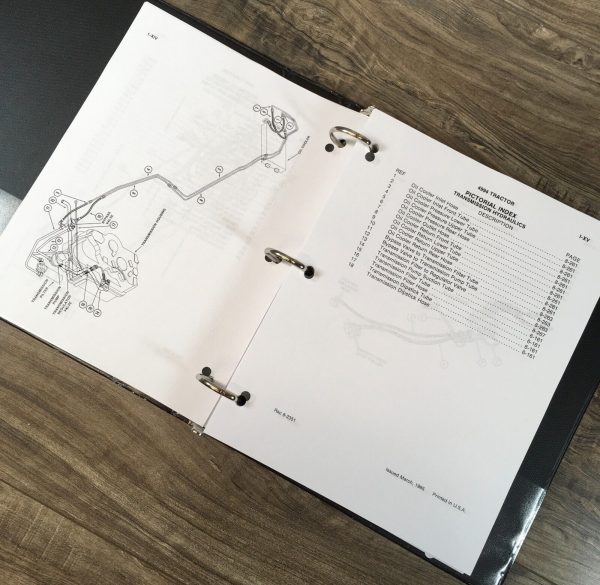 Case IH 4994 Tractor Parts Manual Catalog Book Assembly Schematic Exploded Views - Image 4