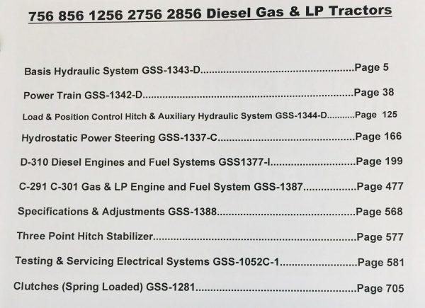 Farmall International 756 Tractor Service Manual Repair Technical Book Overhaul - Image 2