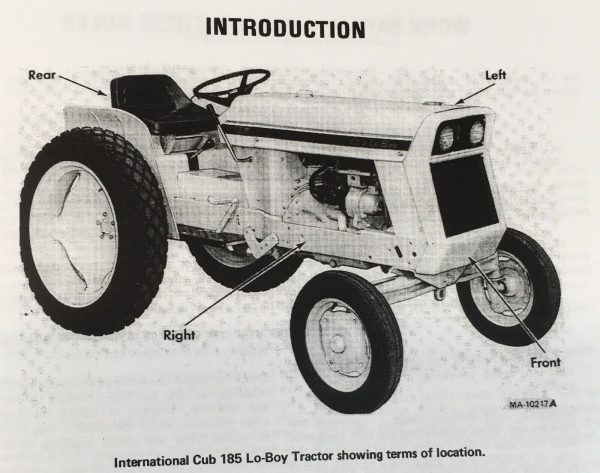 International Cub 185 Lo-Boy Tractor Mower Service Parts Operators Manual Repair - Image 6