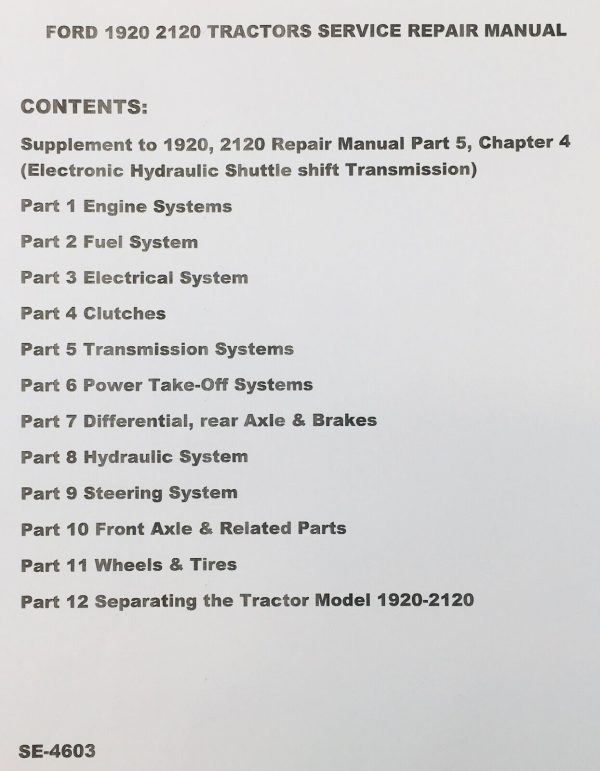 Ford 1920 Tractor Service Parts Operators Manual Owners Repair Shop Set Workshop - Image 2