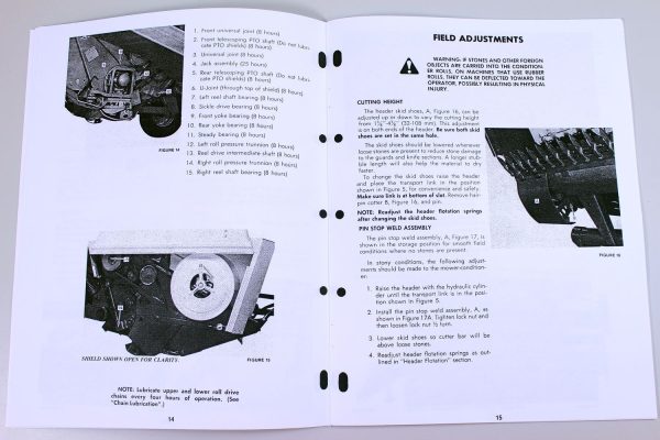 Set New Holland 488 Haybine Mower-Conditioner Service Operators Owners Manual - Image 5