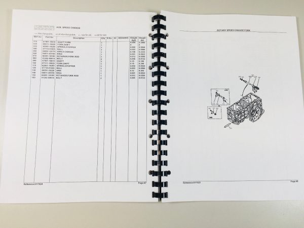 Kubota B7200E Tractor Parts Assembly Manual Catalog Exploded Views Numbers - Image 5