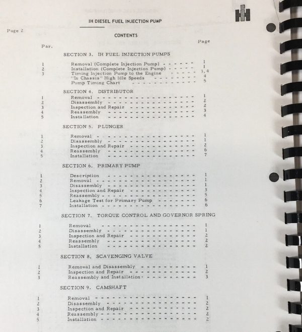 International 817 Diesel Engine Service Manual For UD-817 PH-65 652 Series Set - Image 2