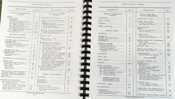 International 504 Diesel Tractor Parts Operators Manual Set Catalog Book D-188 - Image 3