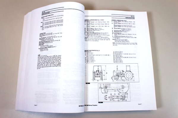 Massey Ferguson MF 200 Series MF 270 283 Tractor Service Manual Repair Workshop - Image 9