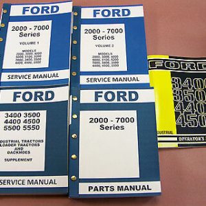Ford 3400 3500 Industrial Tractor Service Repair Shop Parts Operators Manuals Id