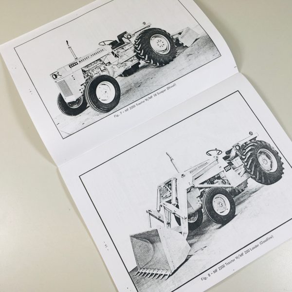 Massey Ferguson Mf 2200 Tractor Industrial Owners Operators Manual Maintenance - Image 2