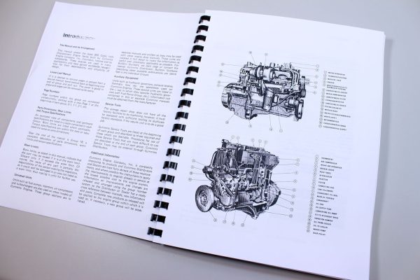 Set Cummins Diesel Nh Nt Diesel Engines Service Manual Parts Catalog Shop Set - Image 6