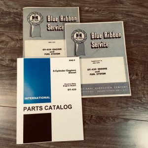 International Dt-429 Engine Only 4100 4156 Tractor Service Parts Manual Set Shop