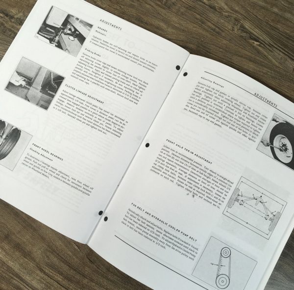 Oliver 1955 Tractor Operators Manual Owners Book Maintenance Adjustments Lube - Image 9