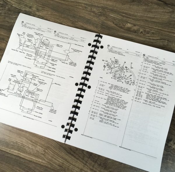 International 3514 Diesel Loader Tractor Parts Operators 3 Manual Set Book Ih - Image 7