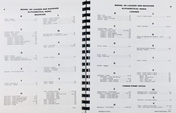 Case 35 Backhoe & Loader For 580Ck Series B 580B Tractor Parts Catalog Manual - Image 3