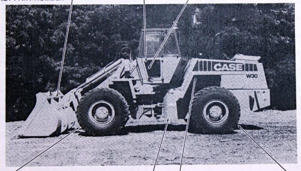 Case W30 Wheel Loader Pay Loader Service Manual Parts Catalog Shop Repair Set - Image 4