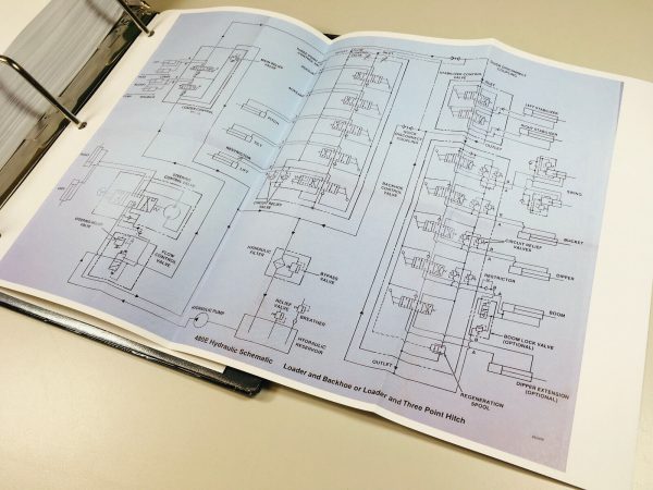 Case 480E Tractor Loader Backhoe 480E Ll Landscaper Service Manual Repair Shop - Image 9