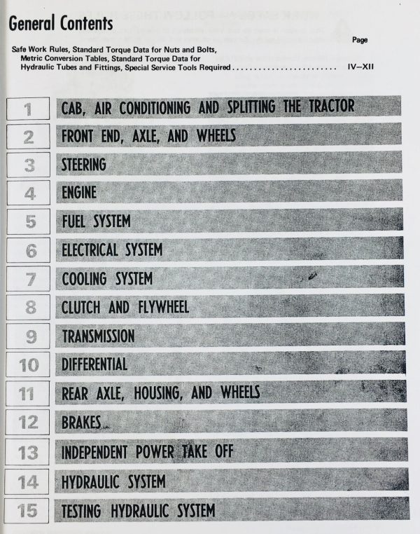 International Hydro 186 Tractor Service Repair Shop Manual Parts Catalog Oh Set - Image 3