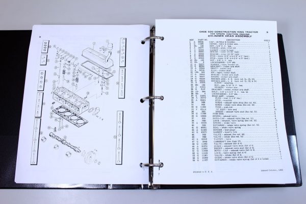 Case 530Ck Tractor Loader Backhoe Service Parts Operators Manual Catalog Shop - Image 11