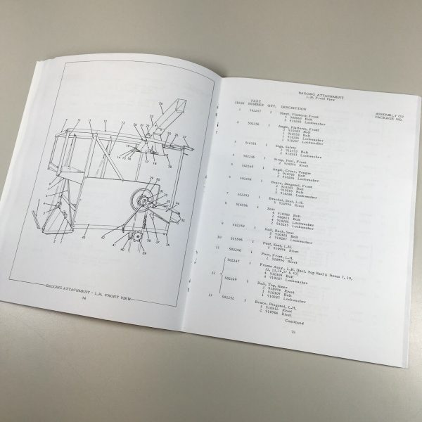 Allis Chalmers 60 All Crop Harverster A Series A-101 & Up Parts Catalog Manual - Image 3