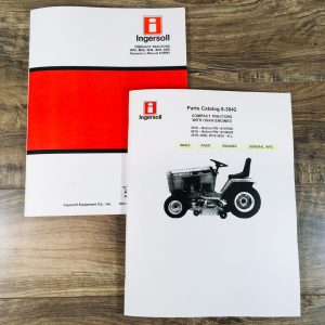 Ingersoll 3016 3018 4016 4018 4020 Compact Tractor Parts Operators Manual Set