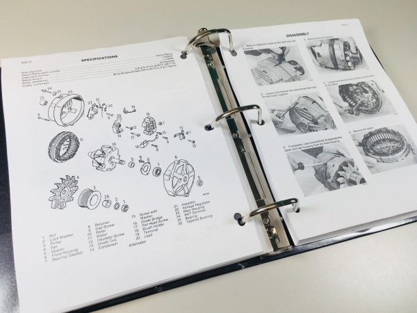 Case 880D Excavator Trackhoe Service Technical Manual Repair Shop Book Binder - Image 8