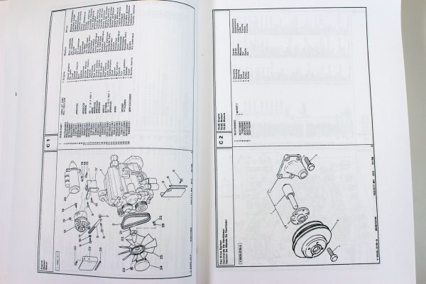 Massey Ferguson Mf 3140 Tractor Parts Catalog Manual Book Exploded Views Numbers - Image 4