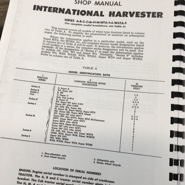 Ih Farmall Super Md Mdv Tractor Service Parts Operators Manual Set Repair Shop - Image 4