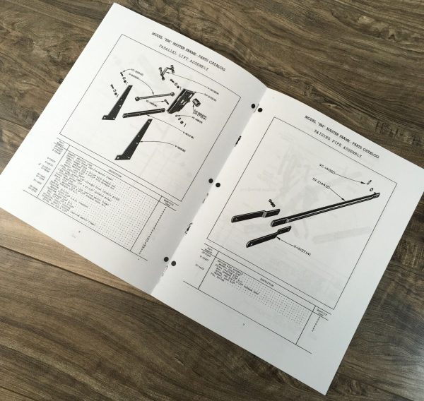 Case EM Master Frame for VA Series Eagle Hitch Tractors Parts Manual Catalog - Image 3