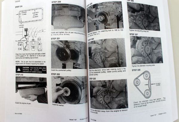 Case 1835C Uni-Loader Skid Steer Service Repair Shop Manual Technical Book New - Image 5