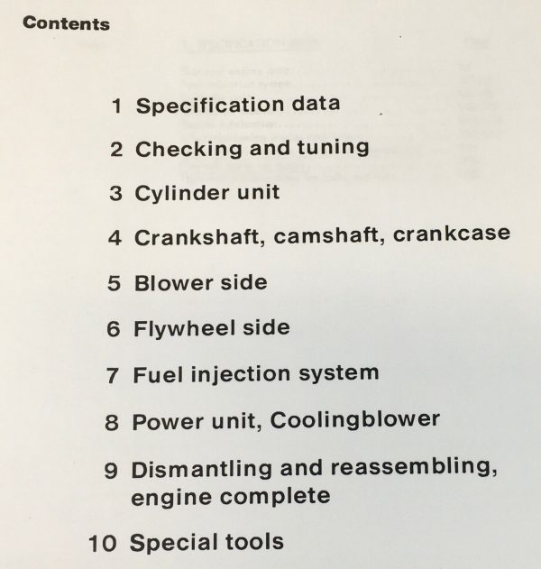 Khd Deutz Fl511 Fl511W Diesel Engine Service Manual Repair Shop Workshop - Image 3