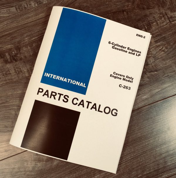 International 3600A Gas Backhoe Tractor Engine Service Manual Parts C-263 Repair - Image 9