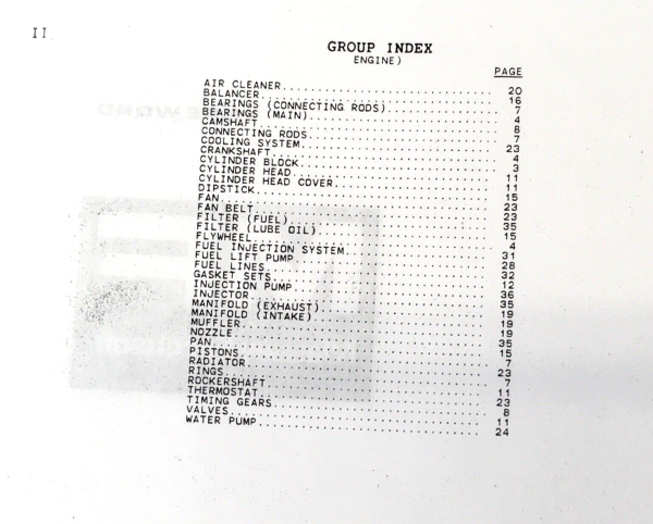 Massey Ferguson MF 270 Tractor Service Parts Manual Repair Shop Set Catalog Book - Image 4