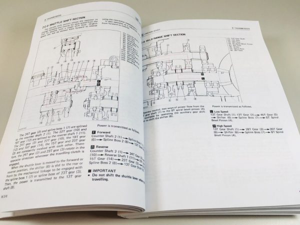 Kubota L2550DT Tractor Service Manual Parts Catalog Repair Shop Workshop Book KB - Image 11