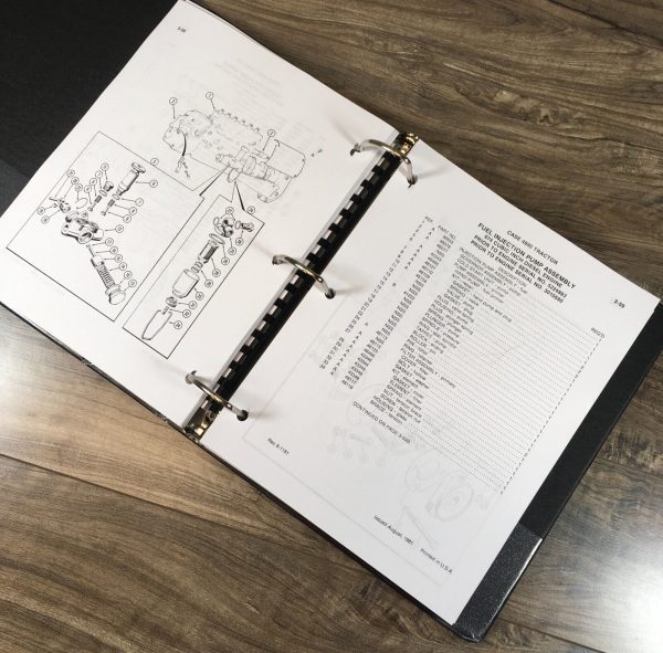 Case 4890 Tractor Parts Manual Catalog Book Assembly Schematic Exploded Views - Image 5