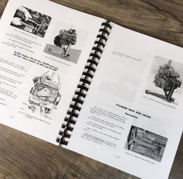 International 815 Combine Chassis Service Parts Manual Set Repair 0-8000 D407 - Image 8