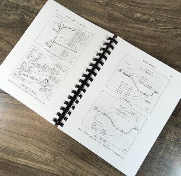 Caterpillar D7 Crawler Tractor Parts Operators Manual Set Book S/N 3T1-3T19999 - Image 12