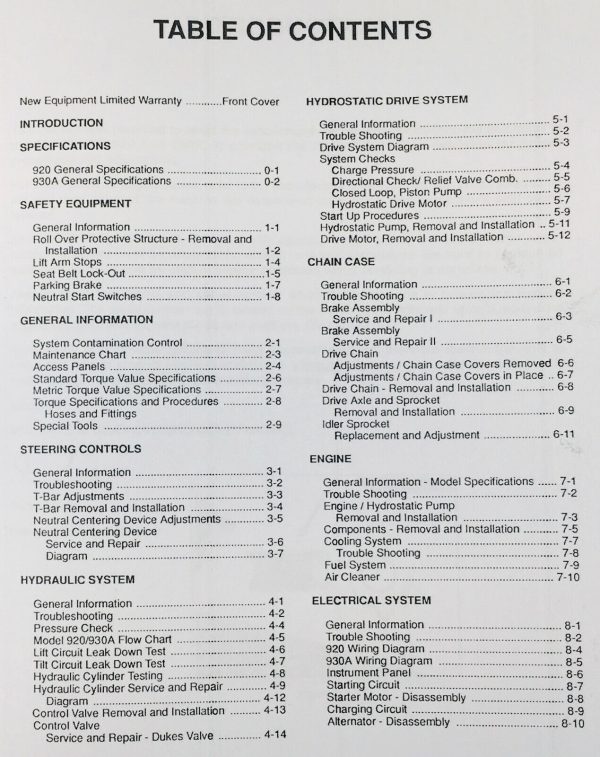 Mustang 921 Skid Steer Service Repair Manual Set Technical Shop Book Overhaul - Image 4