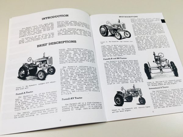 International Farmall Super A Av Tractor Service Manual Parts Catalog Set - Image 6