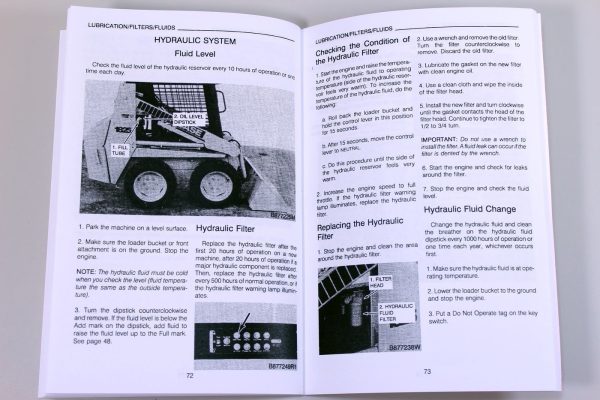 Case 1825 Uni Loader Skid Steer Owners Operators Manual Maintenance Lubrication - Image 7