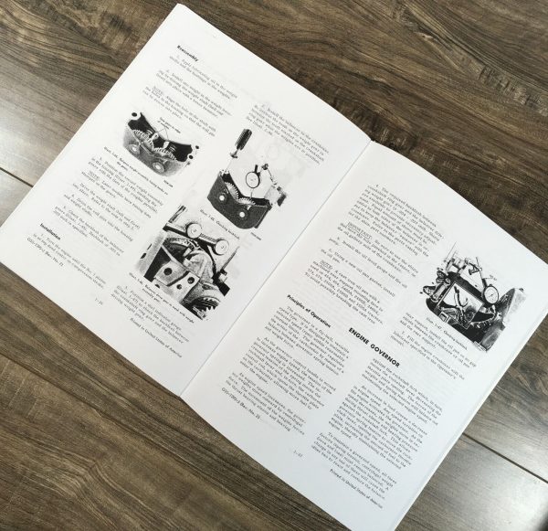 International C200 4 Cyl.Gas Engine Service Parts Manual Set For 544 574 Tractor - Image 12