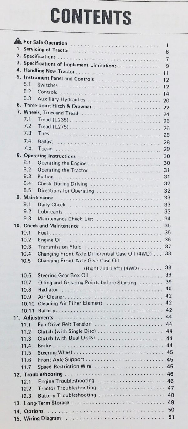 Kubota L275 Tractor Service Engine Chassis Operators Manual Parts Catalog Set - Image 9