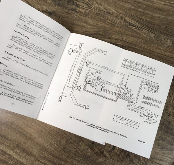 Massey Ferguson 30 Tractor Loader Backhoe Operators Manual Set Owners Book - Image 6