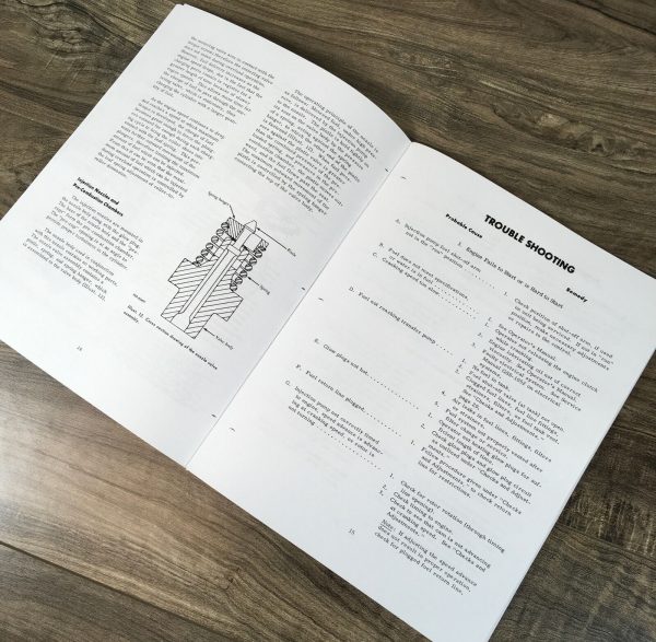 International D188 Diesel Engine Service Manual Repair Shop Book Overhaul Ih Set - Image 8