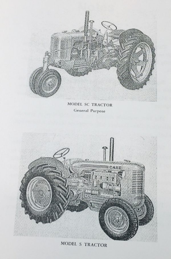 Case Series S Sc So Se Tractors Service Repair Manual Technical Shop Book - Image 4