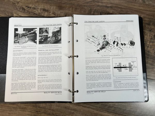 Oliver 1750 Tractor Service Repair Technical Shop Manual W/ Color Schematics - Image 4